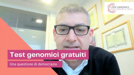Curigliano: "Test genomici gratuiti subito: è una questione di democrazia"